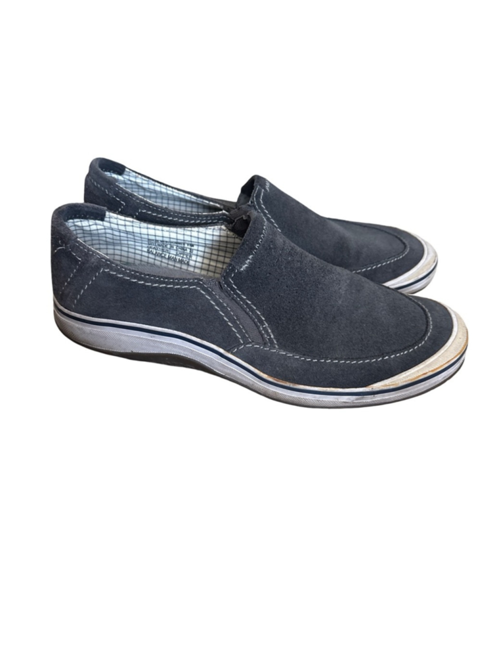 Clarks Suede Slip-On Shoes - size 9.5